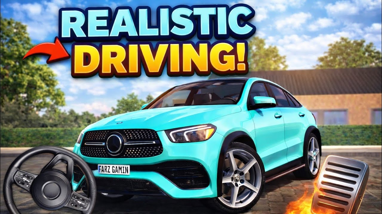 Mercedes Benz GLE 63s driving school simulator gameplay