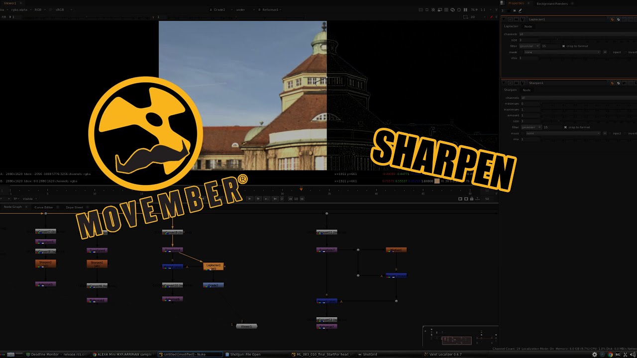 Movember Nuke trick 25 : Sharpen