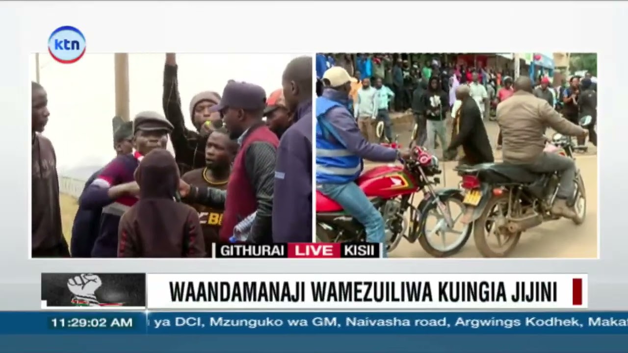 Waandamanaji wakabiliana na polisi eneo la Githurai