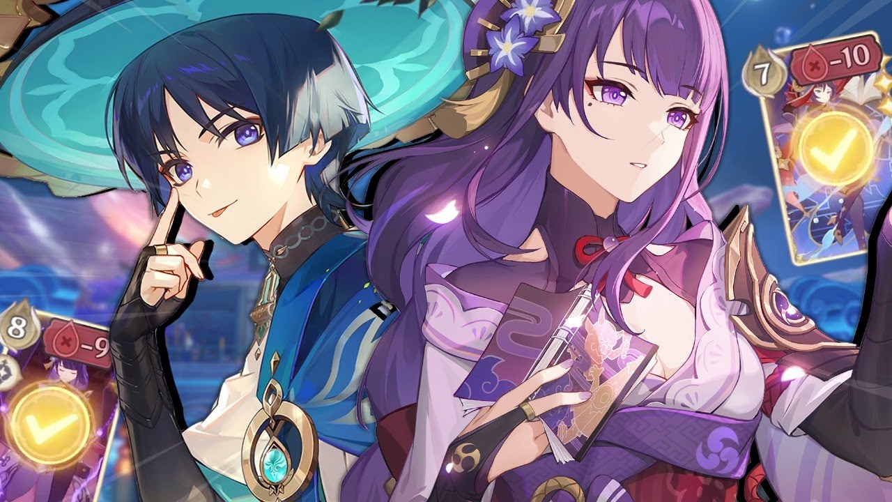Spamming Burst Duet Featuring Scara and Raiden in Genshin TCG