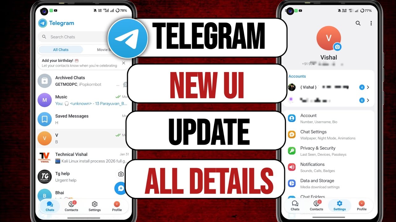 TELEGRAM NEW UPDATE 2026 | Telegram New UI & Features | Latest Telegram Update