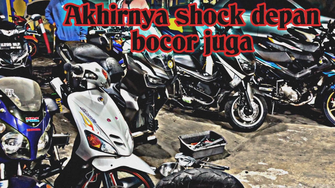 Shock depan Adv 150 bocor, ini keadaan shocknya parah | Honda Adv 150