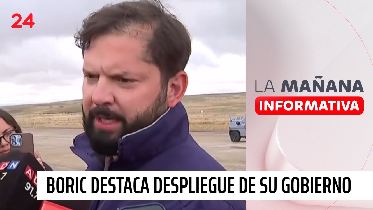 Presidente Boric destaca despliegue 