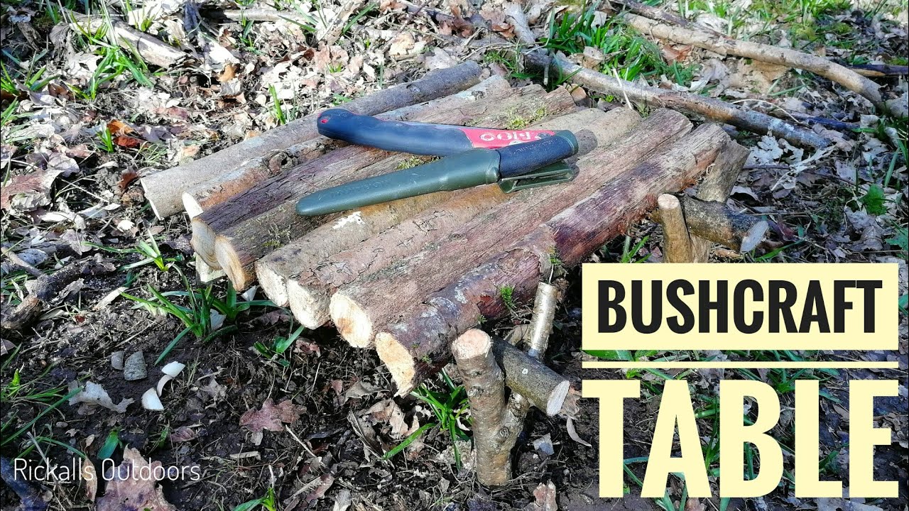 Easy bushcraft table