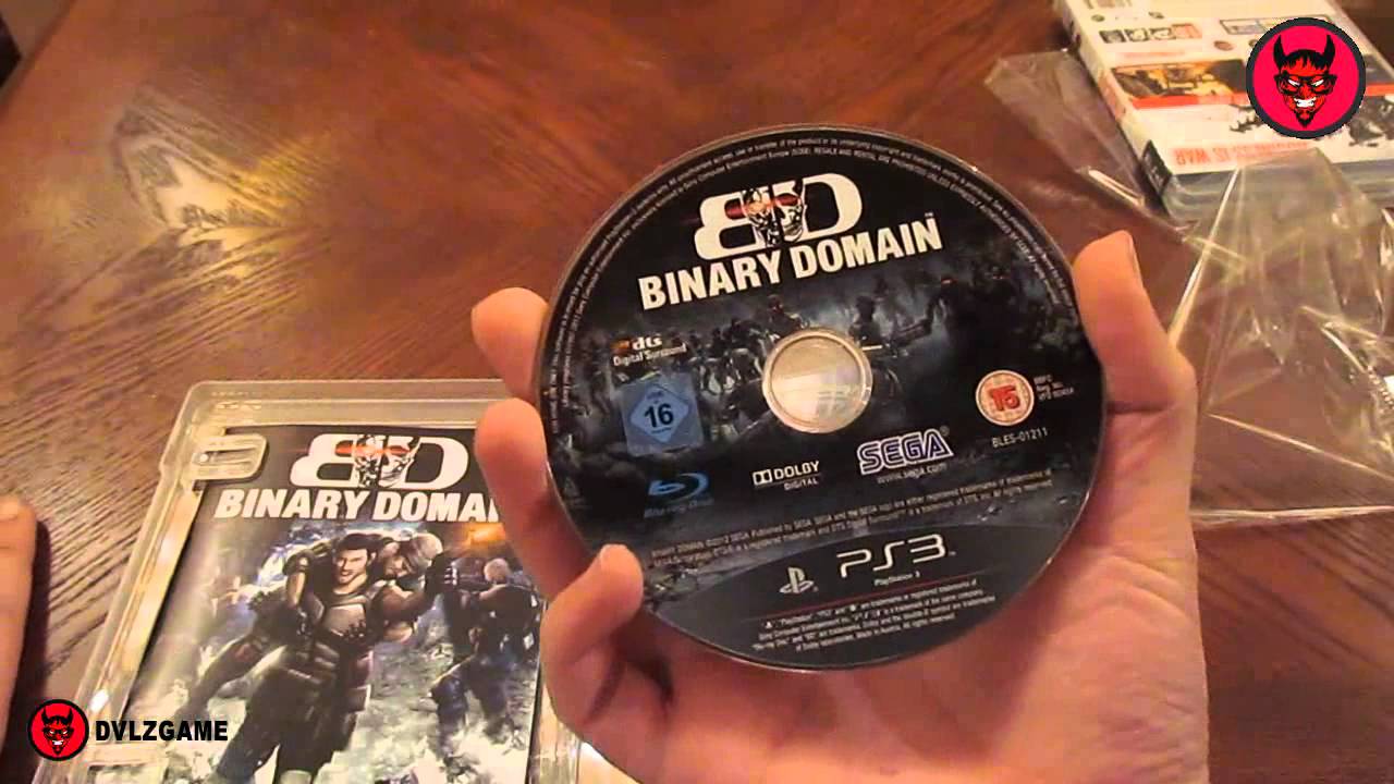 Unboxing & Preview - Binary Domain Limited Edition | انبوكسينق لعبة باينري دومين