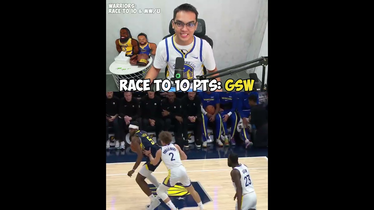 Warriors vs Pacers, race to 10 points | Crazy ending!!! #nba #patriciobosspaldo #warriors