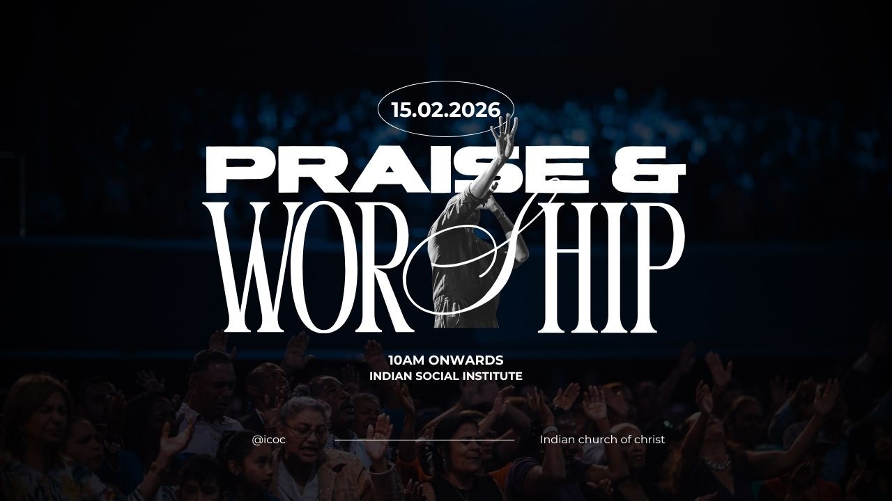 Indian Church of Christ Bangalore l Living in a community l ROOTED l Live Stream