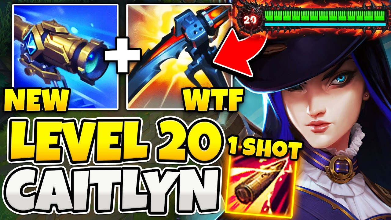 So I think Caitlyn might be a little broken in Season 16... (NEW QUEST + ITEM)