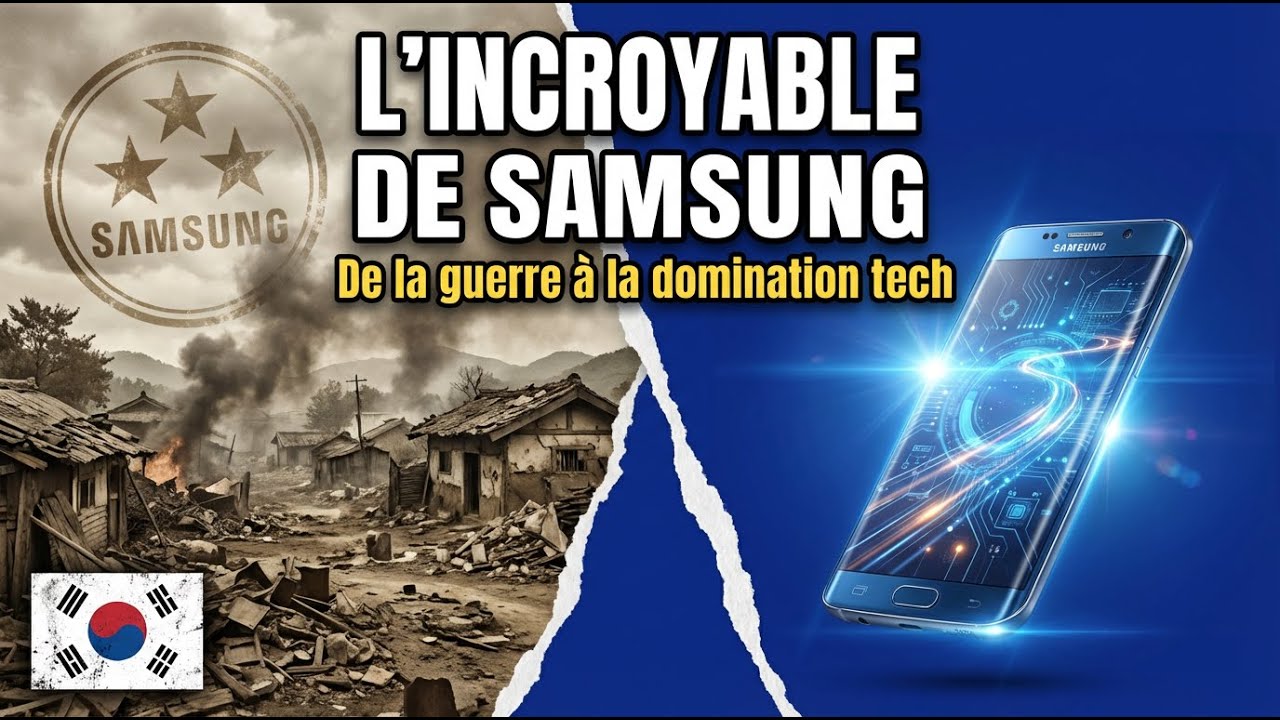 Samsung n’était pas une entreprise tech… voici comment elle a conquis le monde