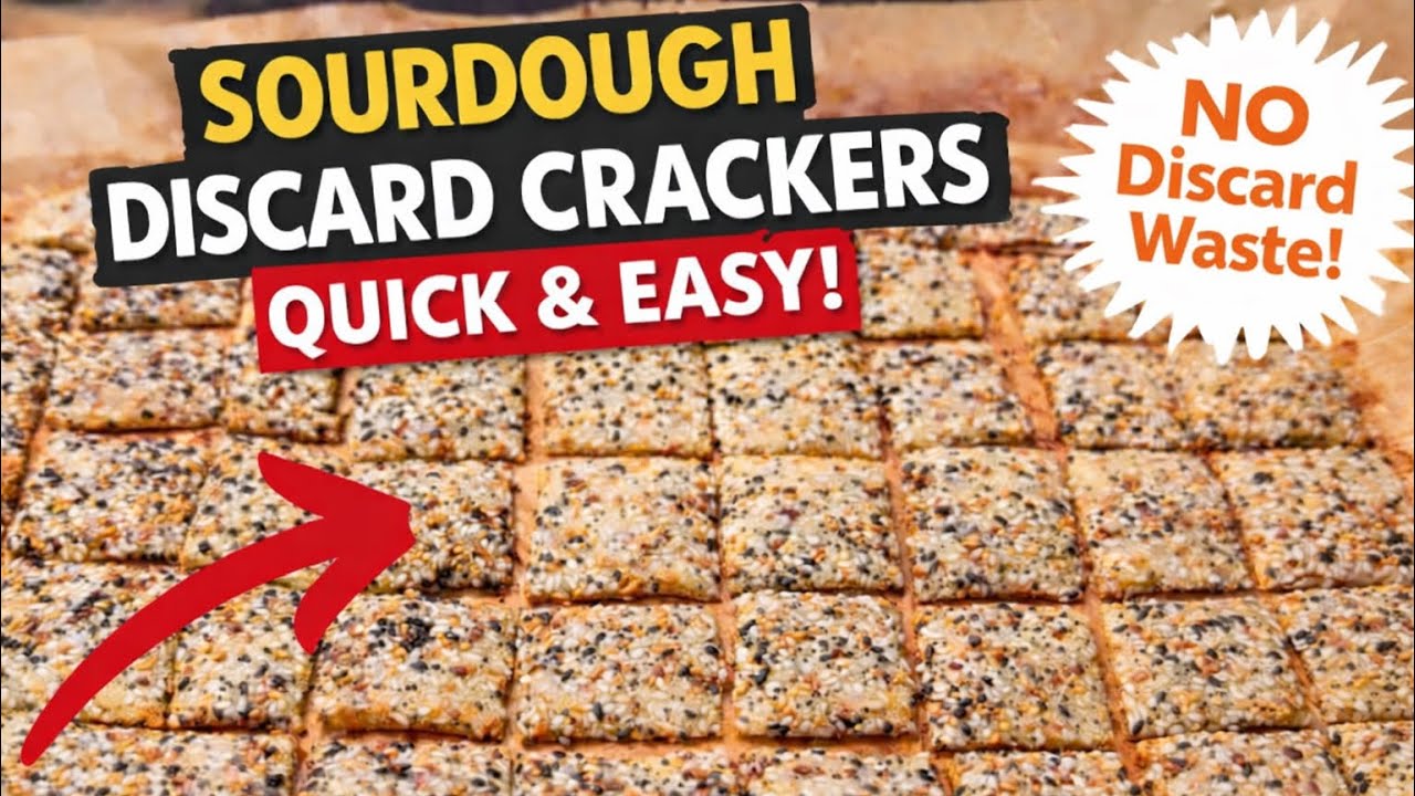 Sourdough Discard Crackers (So Easy!)