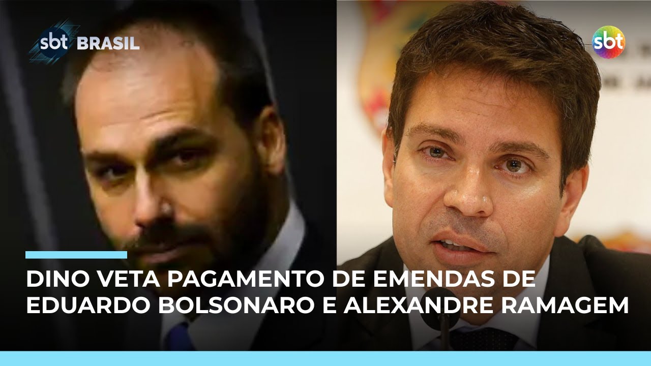 Dino pro&iacute;be pagamento de emendas indicadas por Eduardo Bolsonaro e Alexandre Ramagem | #SBTBrasil