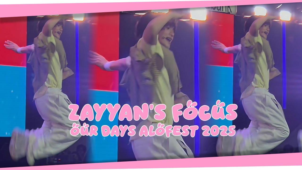 ZAYYAN's focus Our Days fancam Alofest 2025 #ZAYYAN #자얀 #XODIAC #소디엑