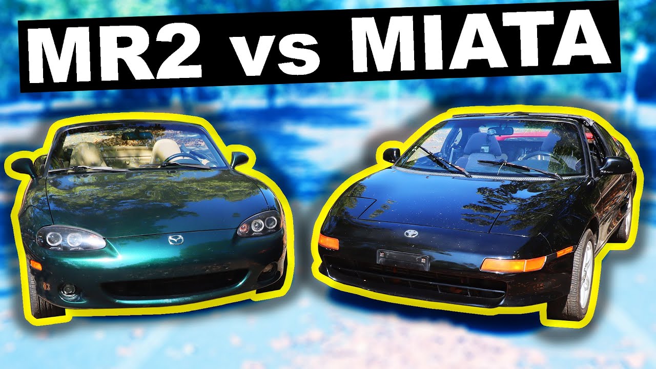 MR2 vs MIATA // Comparison Review // Why The Miata Is Better Than MR2