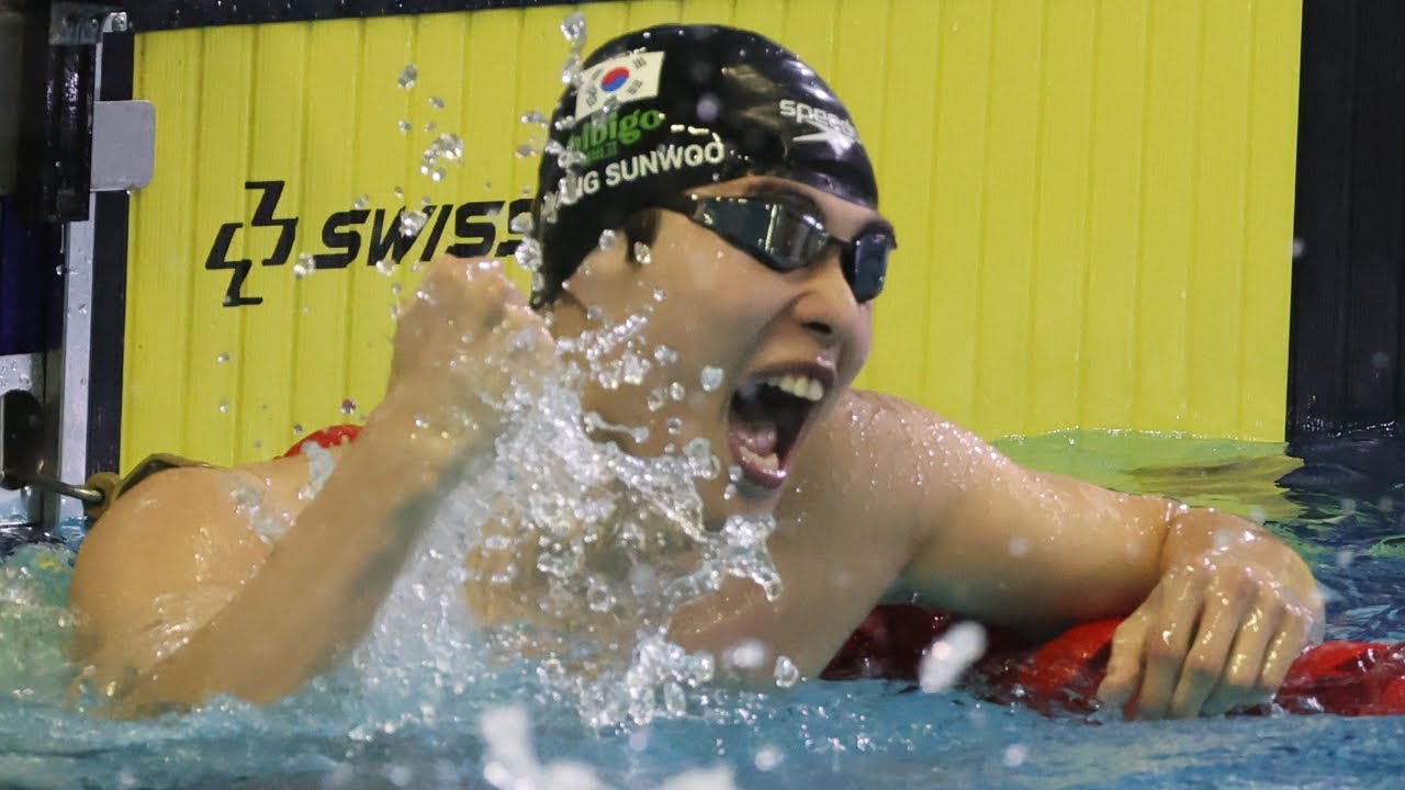 Hwang Sunwoo 1:43:92 200 free *asian record*