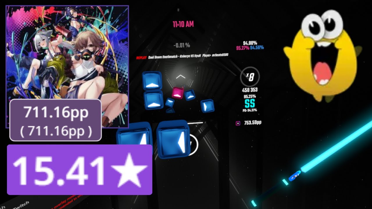 700pp on the former hardest beatleader ranked map