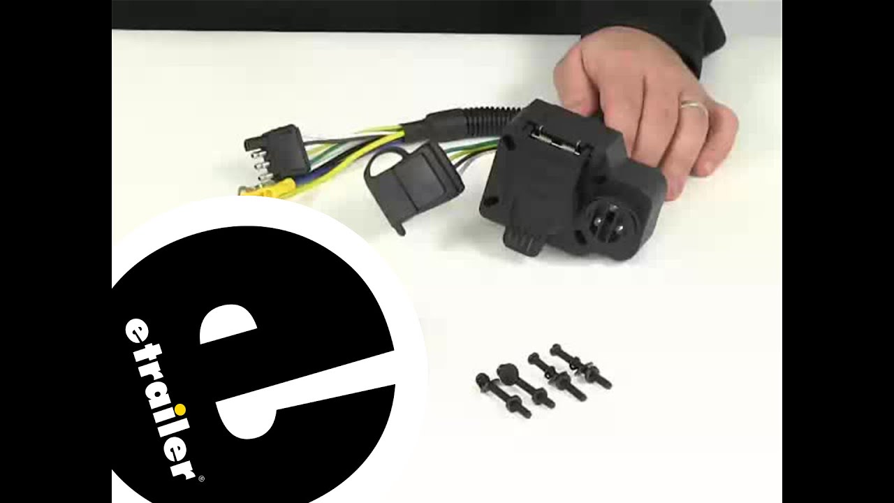etrailer | Detailed Breakdown of the Curt Trailer Connector Adapter with Backup Alarm