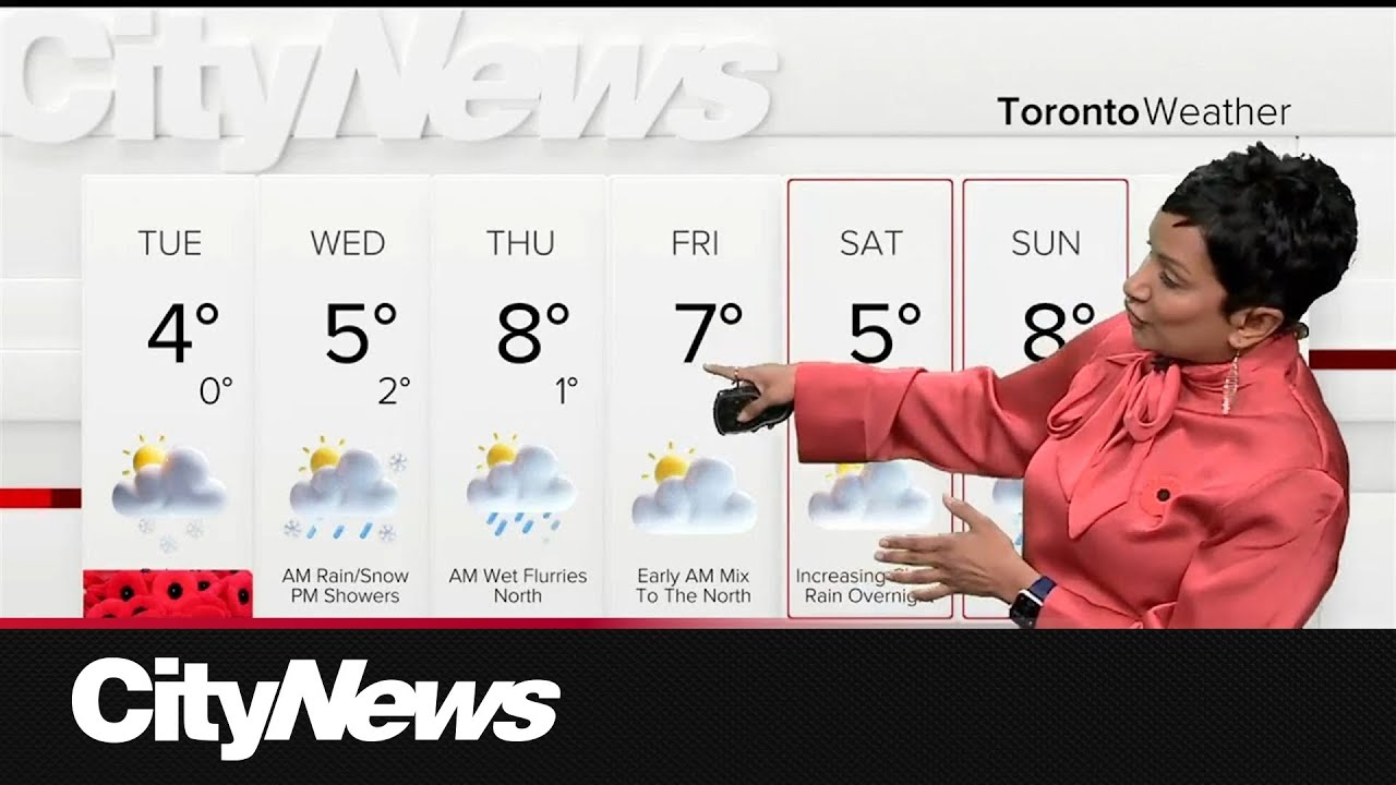 Chilly weather for Remembrance Day