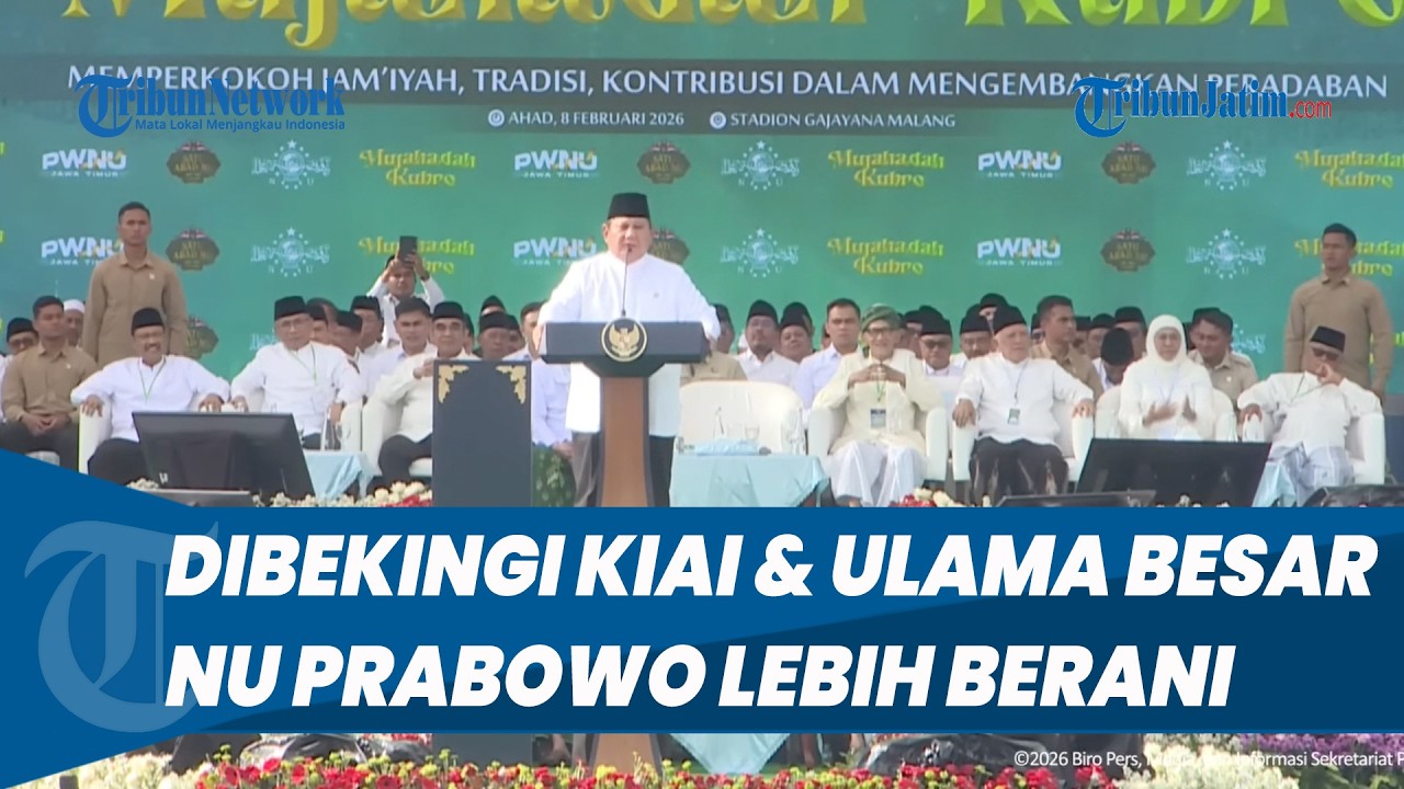 Prabowo Ungkap Dibekingi Kiai & Ulama Besar NU, Lebih Percaya Diri Bela Rakyat Indonesia