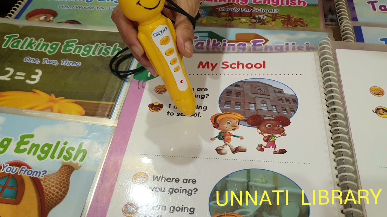 Talking English (digital pen / talking pen)of grolier from Unnati Library