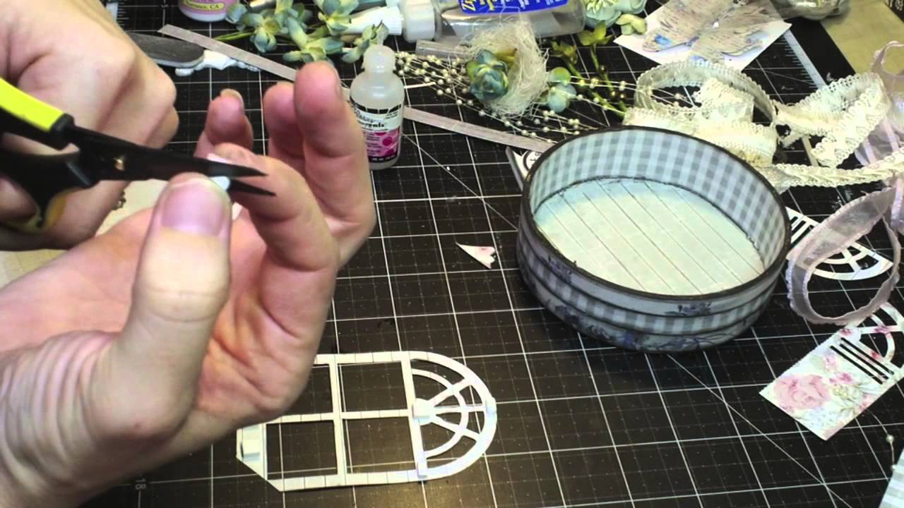 Shabby Chic Mini Shadowbox Tutorial
