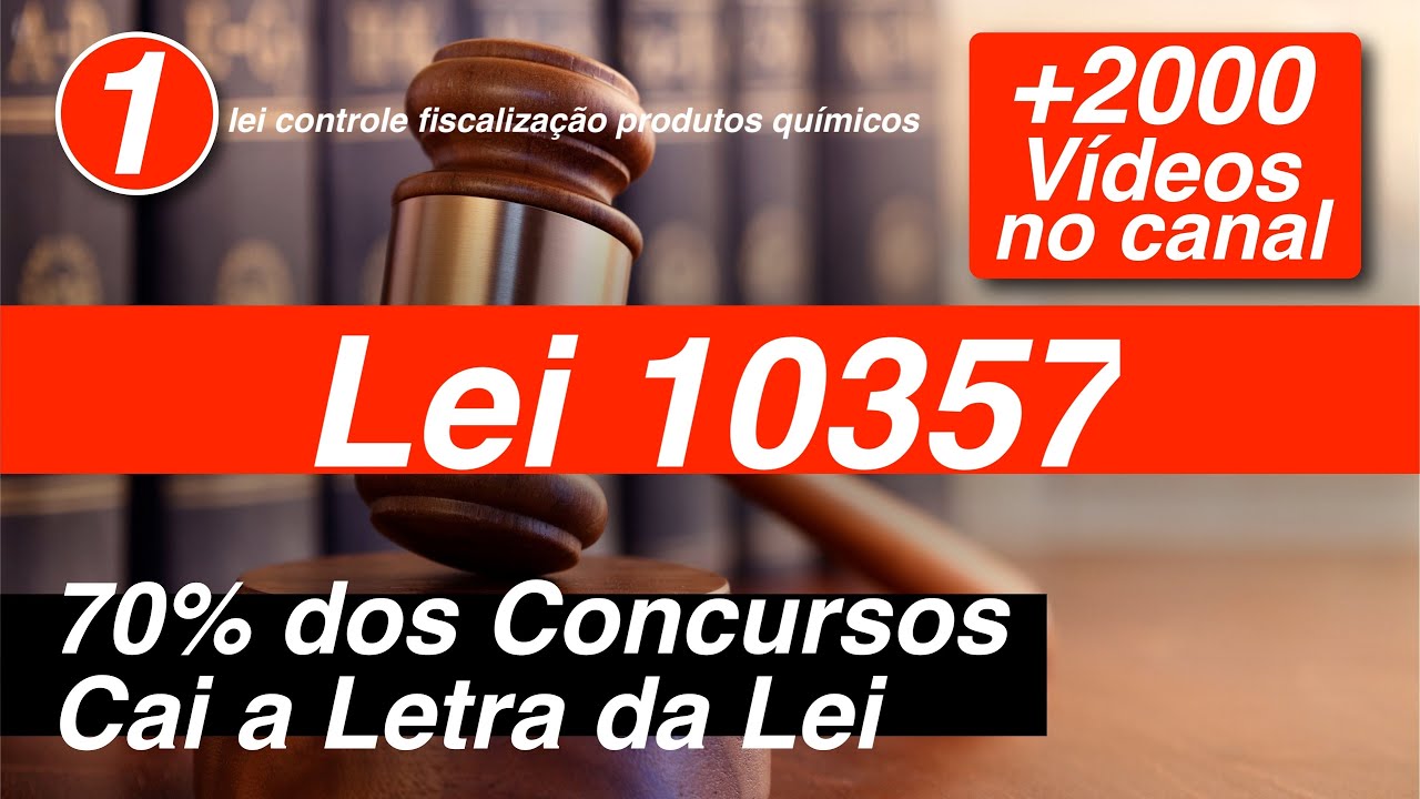 Lei 10357   Art  1 a 12   Controle e Fiscalização Produtos quimicos