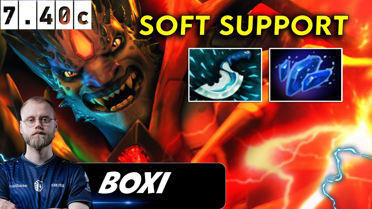 Boxi lion Soft Support - Dota 2 Patch 7.40c Pro Player Gameplay