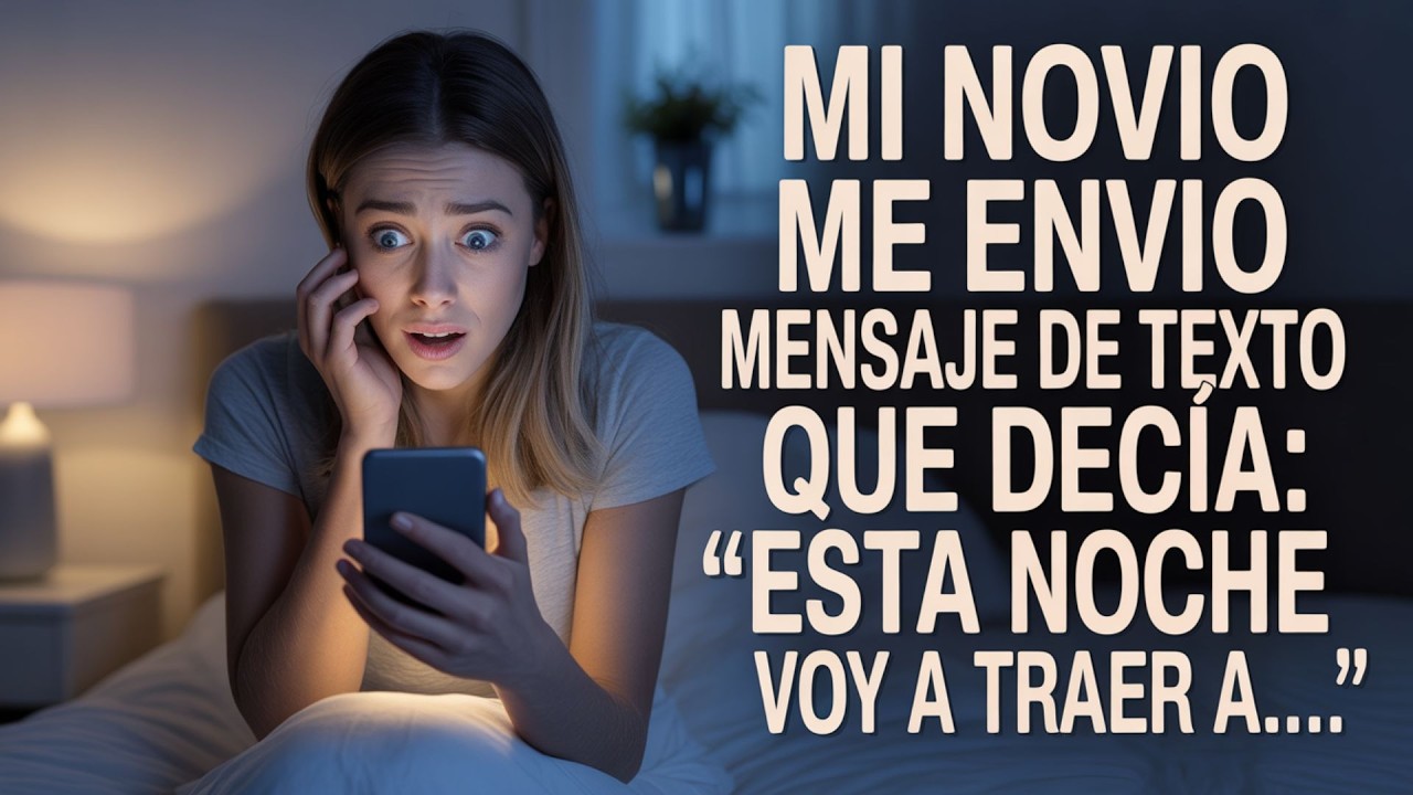 Mi novio me envió un mensaje de texto que decía  “Esta noche voy a traer a mi ex a nuestra casa  Si