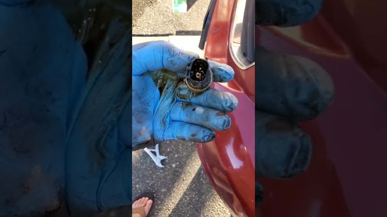 2008 Dodge Caliber 2.4 Remplazo de bulbo de aceite/ Oil Pressure Sensor Remplacement