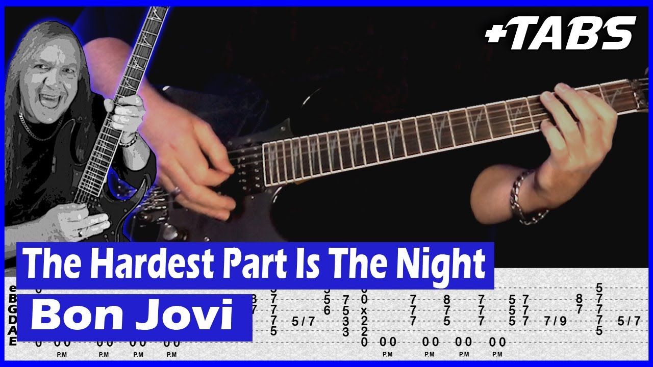 The Hardest Part Is The Night Guitar Lesson