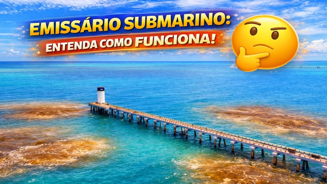 PARA ONDE VAI TODO O ESGOTO DE MACEIÓ? ENTENDA COMO FUNCIONA O EMISSÁRIO SUBMARINO 