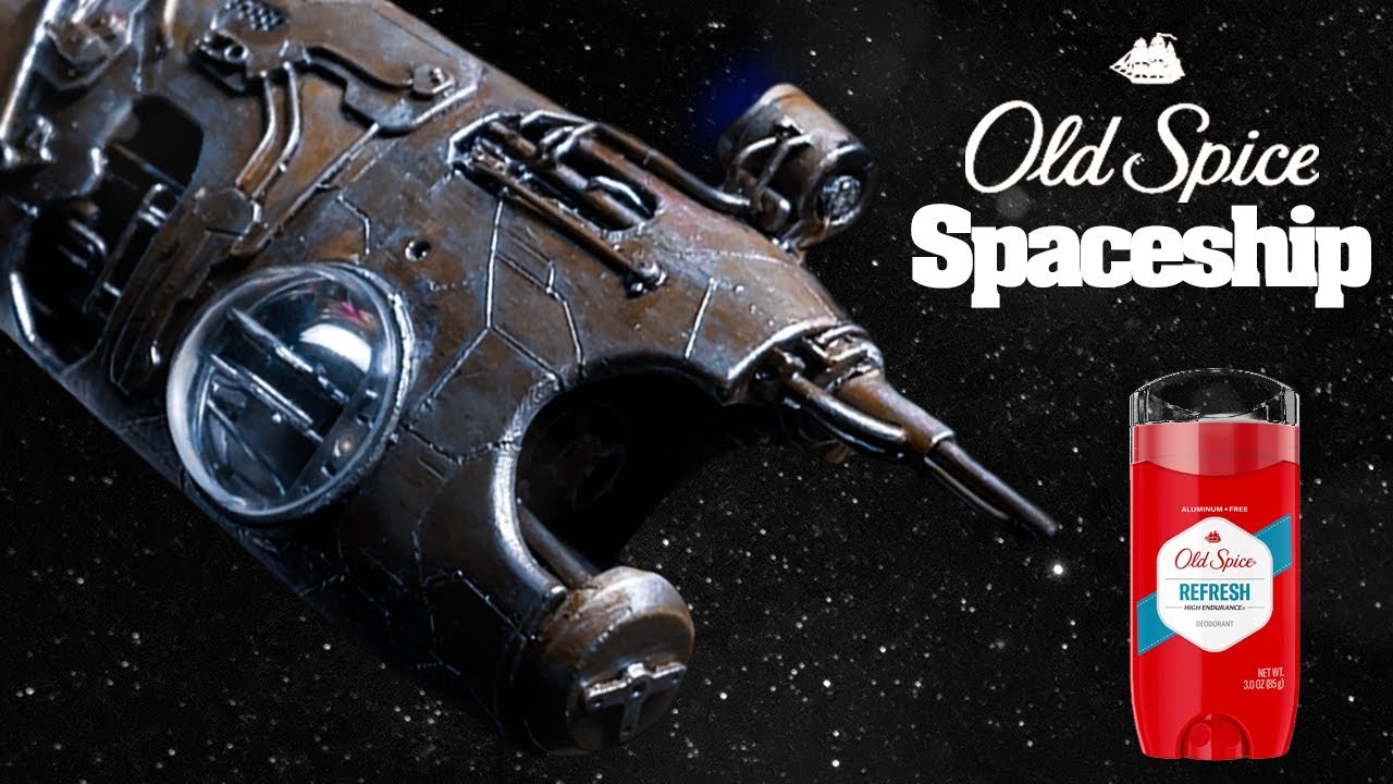 Scratch Building an Old Spice Spaceship model