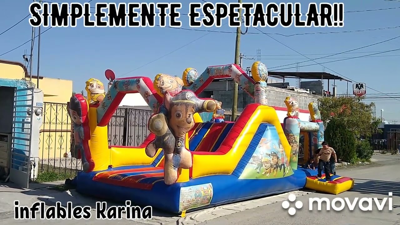 INFLABLE DE PAW PATROL SECO EN 3D!!--INFLABLES KARINA 