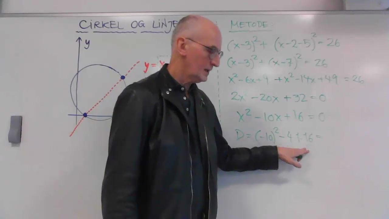 Metode: Cirkel og ret linje