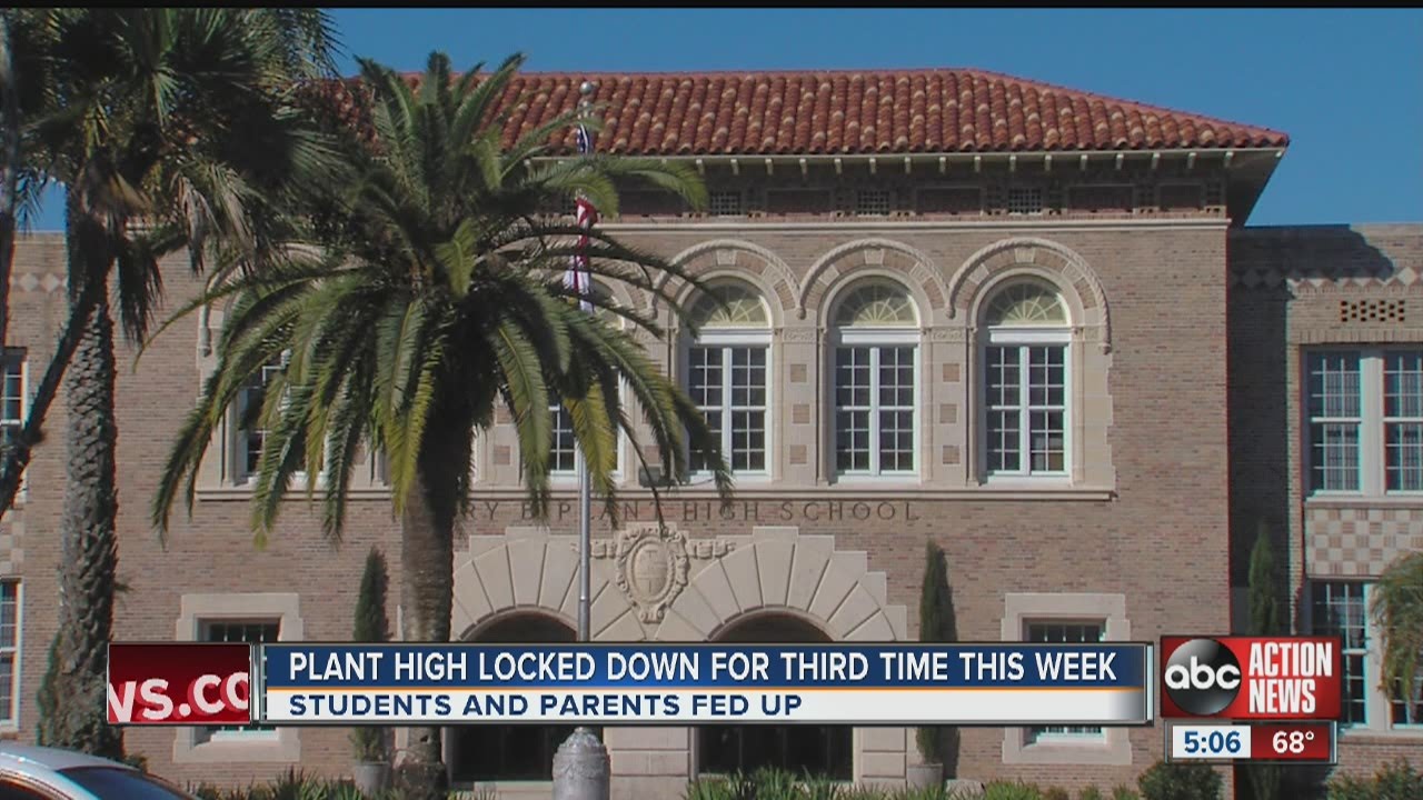 plant high school on lockdown