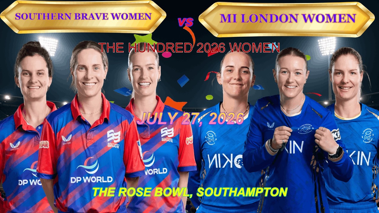 Southern Brave Women vs MI London Women 9th Match #southernbrave #milondon #cricket #cricketlive