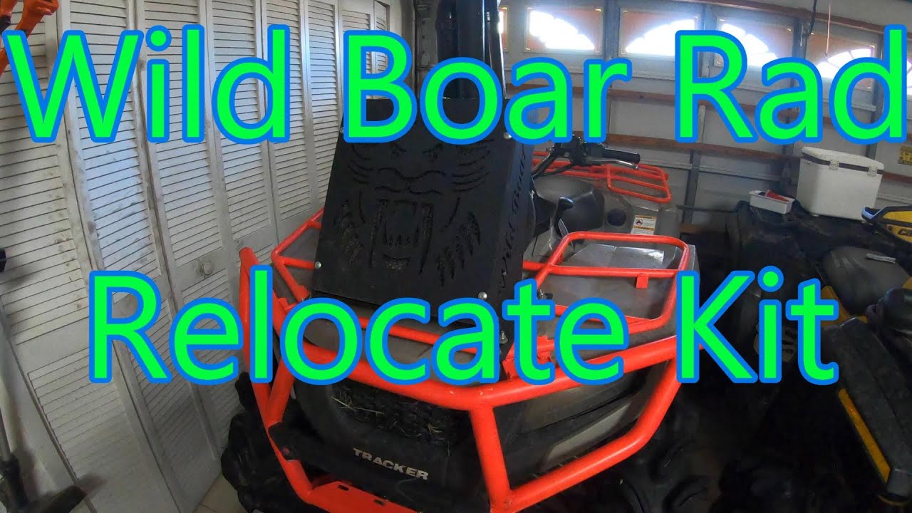Installed a Wild Boar Radiator Relocation Kit on the Arctic Cat/Tracker/Textron Alterra 700