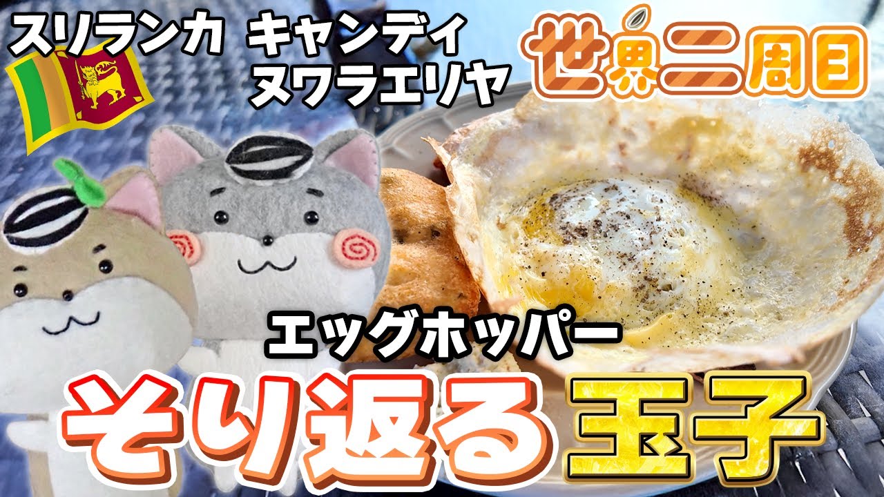【手で食べる】スリランカ ローカルフードコートに通い詰め！ 紅茶鉄道で紅茶を飲みに🚃 時刻表はアナログですのだ🇱🇰【世界二周目Ep18】