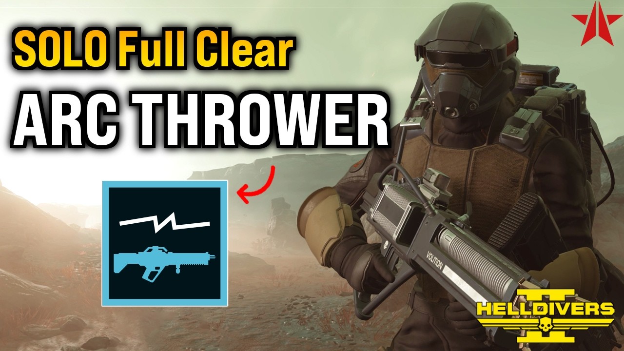 Helldivers 2 -  Arc Thrower vs the Automaton Front, Super Helldive (SOLO full clear)