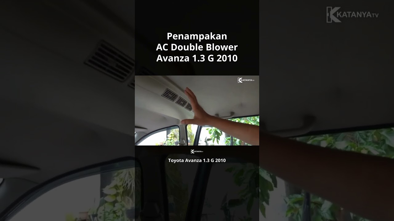 Penampakan AC Double Blower Toyota Avanza 1.3 G 2010 | #shorts #viral #review