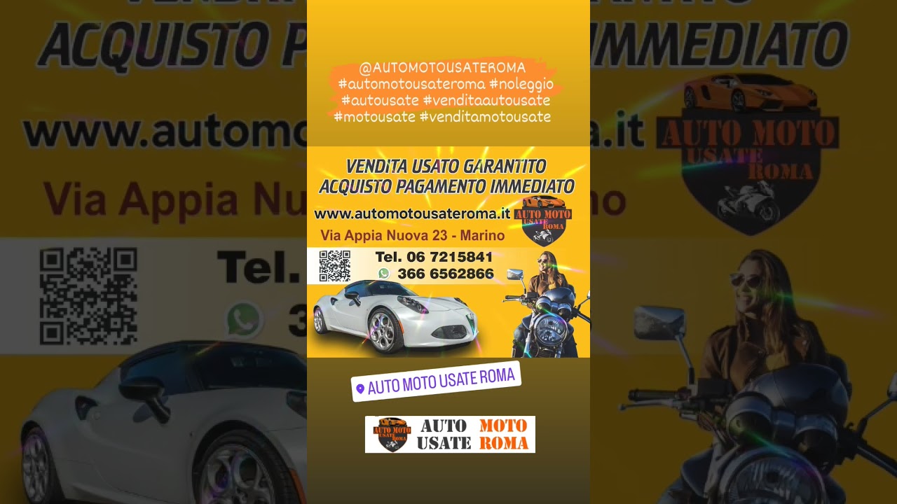 @AUTOMOTOUSATEROMA&nbsp; #automotousateroma #autousate #venditaautousate#motousate #venditamotousate&nbsp;