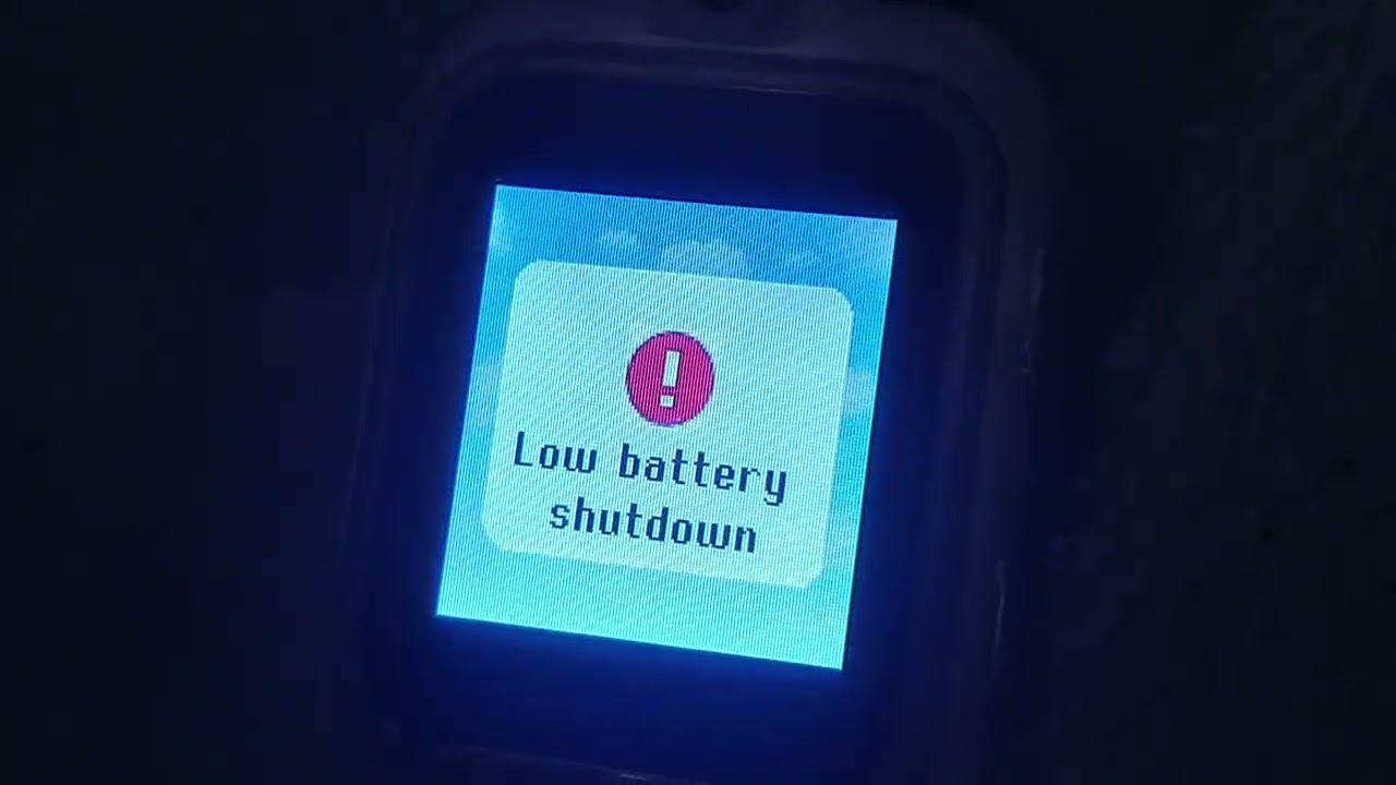 iTech Jr: Startup gets interrupted by Battery Empty Alert!