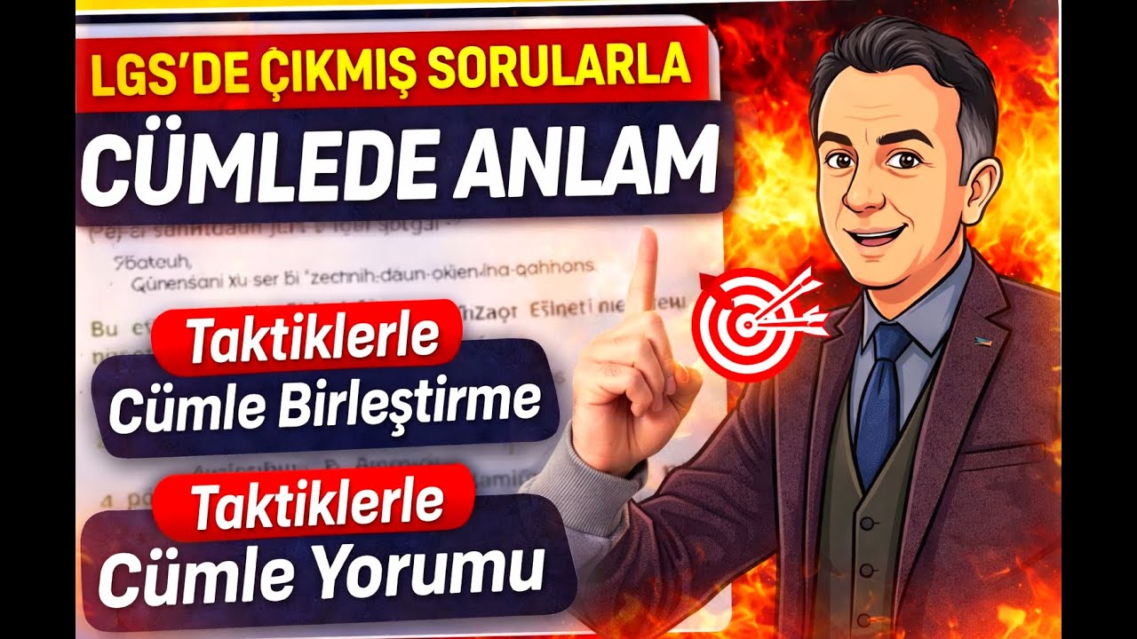 Cümlede Anlam Çıkmış Sorular ve Taktikler (Cümle Birleştirme & Yorumlama)