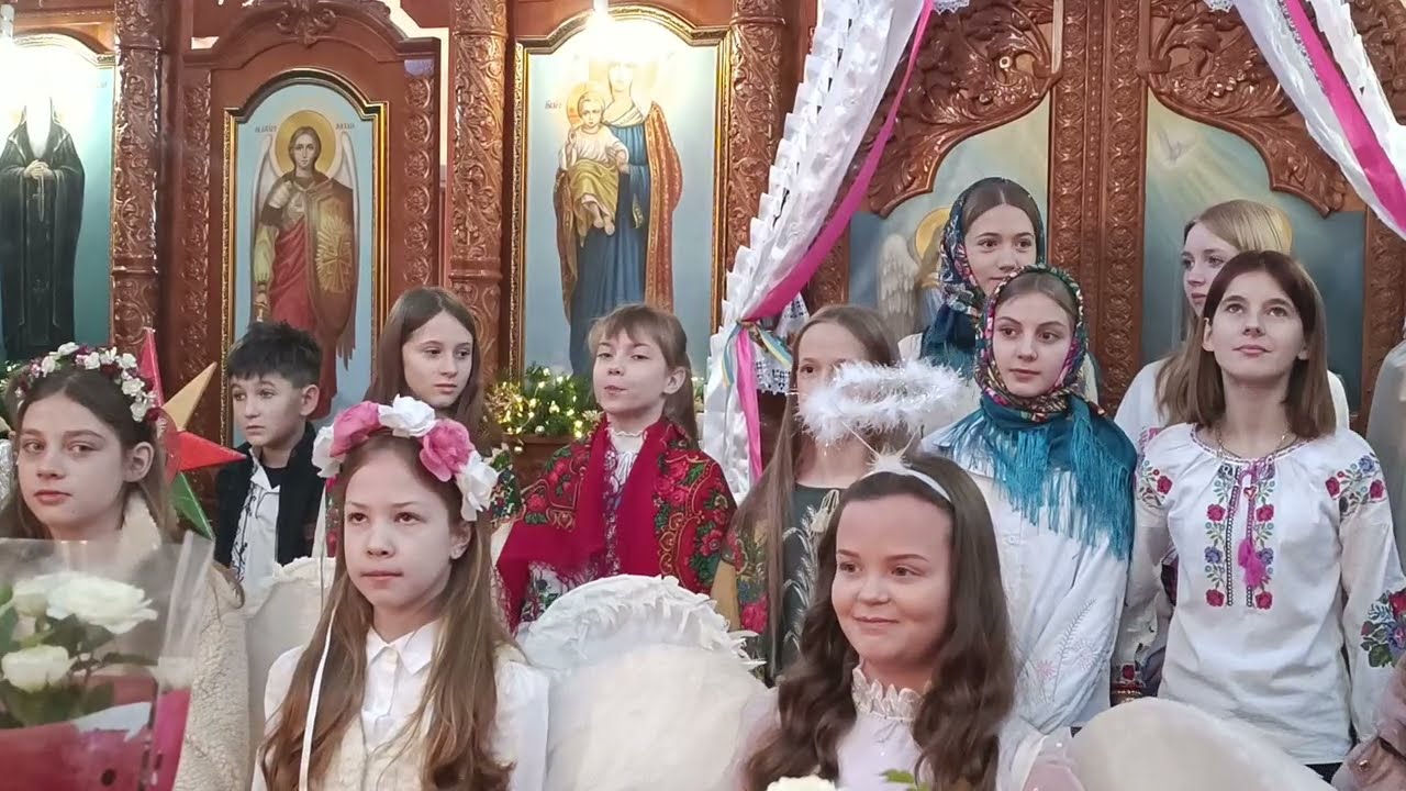 Різдвяне привітання учнів Недільної школи