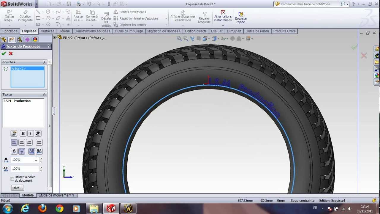motifs pneu solidworks 2.wmv
