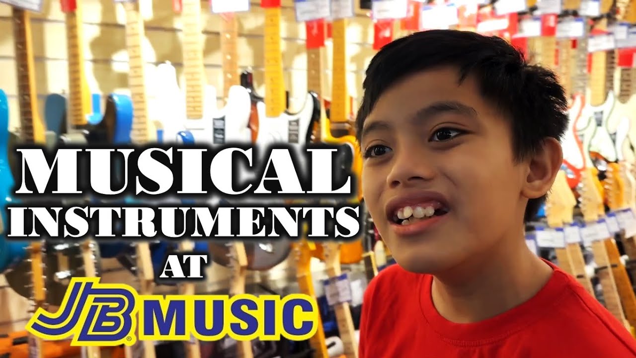 EXPLORING MUSICAL INSTRUMENTS AT JB MUSIC