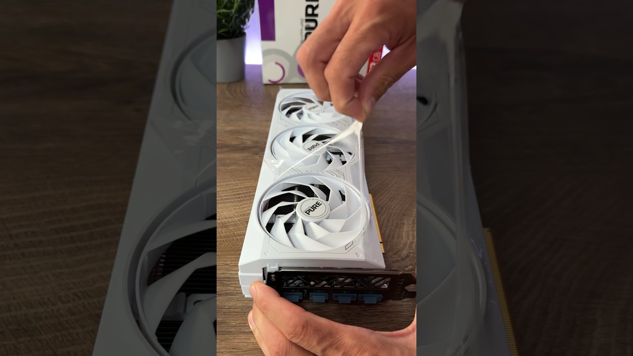 NEW GPU UNBOXING - SAPPHIRE RX 7700 XT PURE 🔊 #asmr