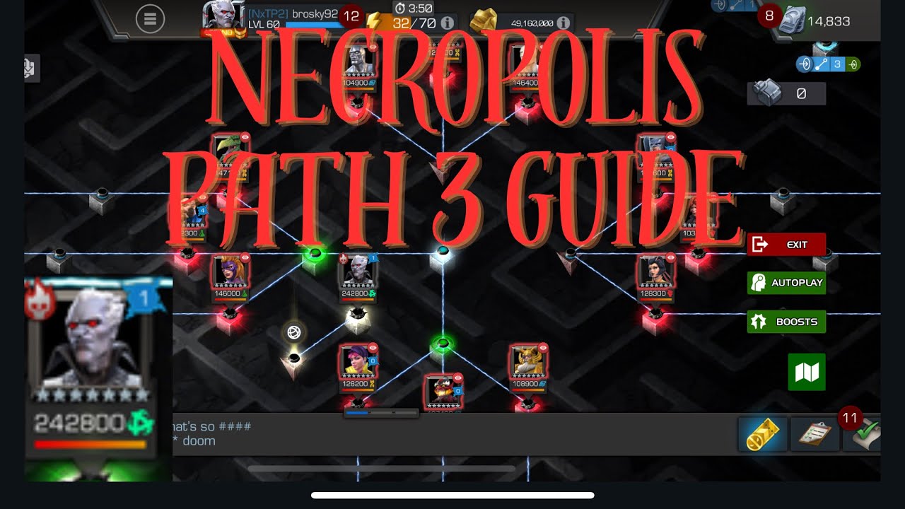 Necropolis Path 3 Quick Guide Fight by Fight