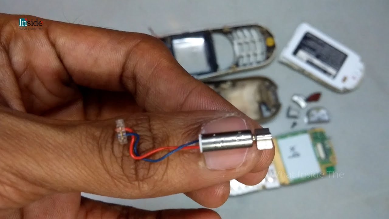 What Is Inside Cell or Mobile Phone | World's Smallest  Dc Moter