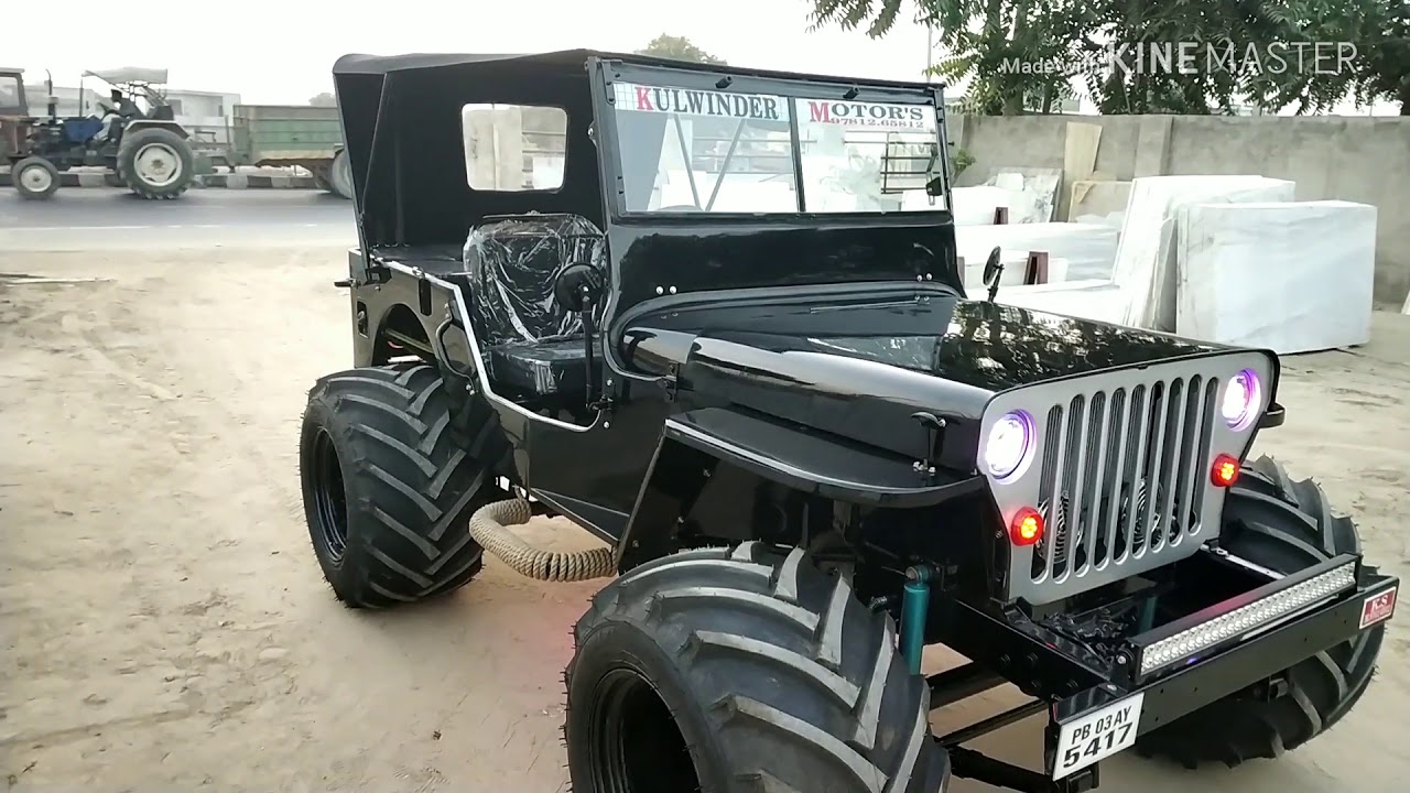 KULWINDER MOTORS WORKS 09781265812 & 8284954611 CONTACT NO WHATSAPP NO NEW open Jeep modified