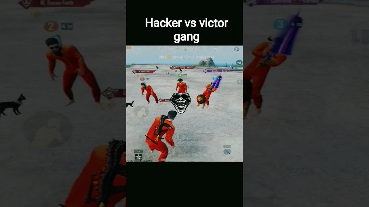 #pubg.in hacker#vs#victor#gang.😂😂😂